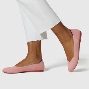 Rothy’s Rounded Toe Coral Color Flats